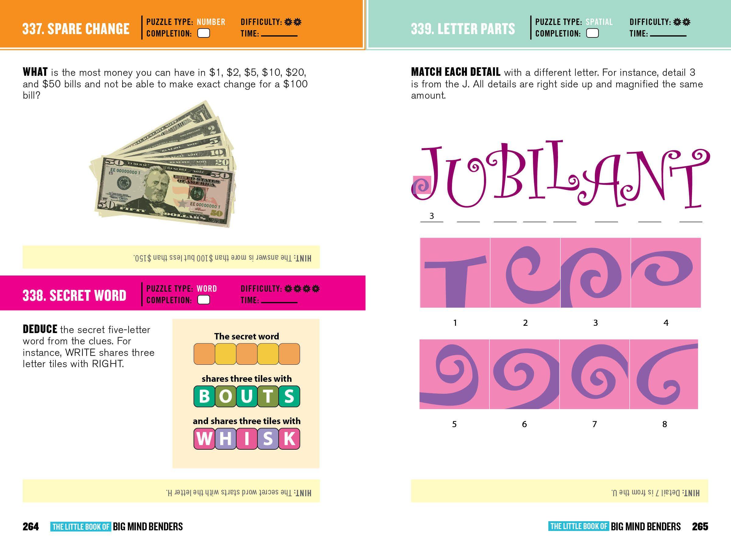 Beispielinhalt (Bild) The Little Book of Big Mind Benders