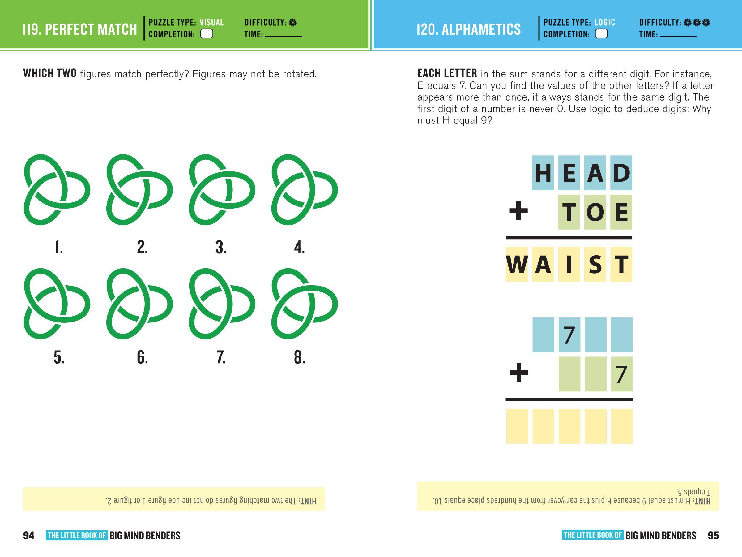 Beispielinhalt (Bild) The Little Book of Big Mind Benders