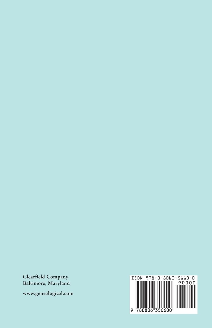 Rückseitencover Abstracts of the Debt Books of the Provincial Land Office of Maryland. Charles County, Volume III