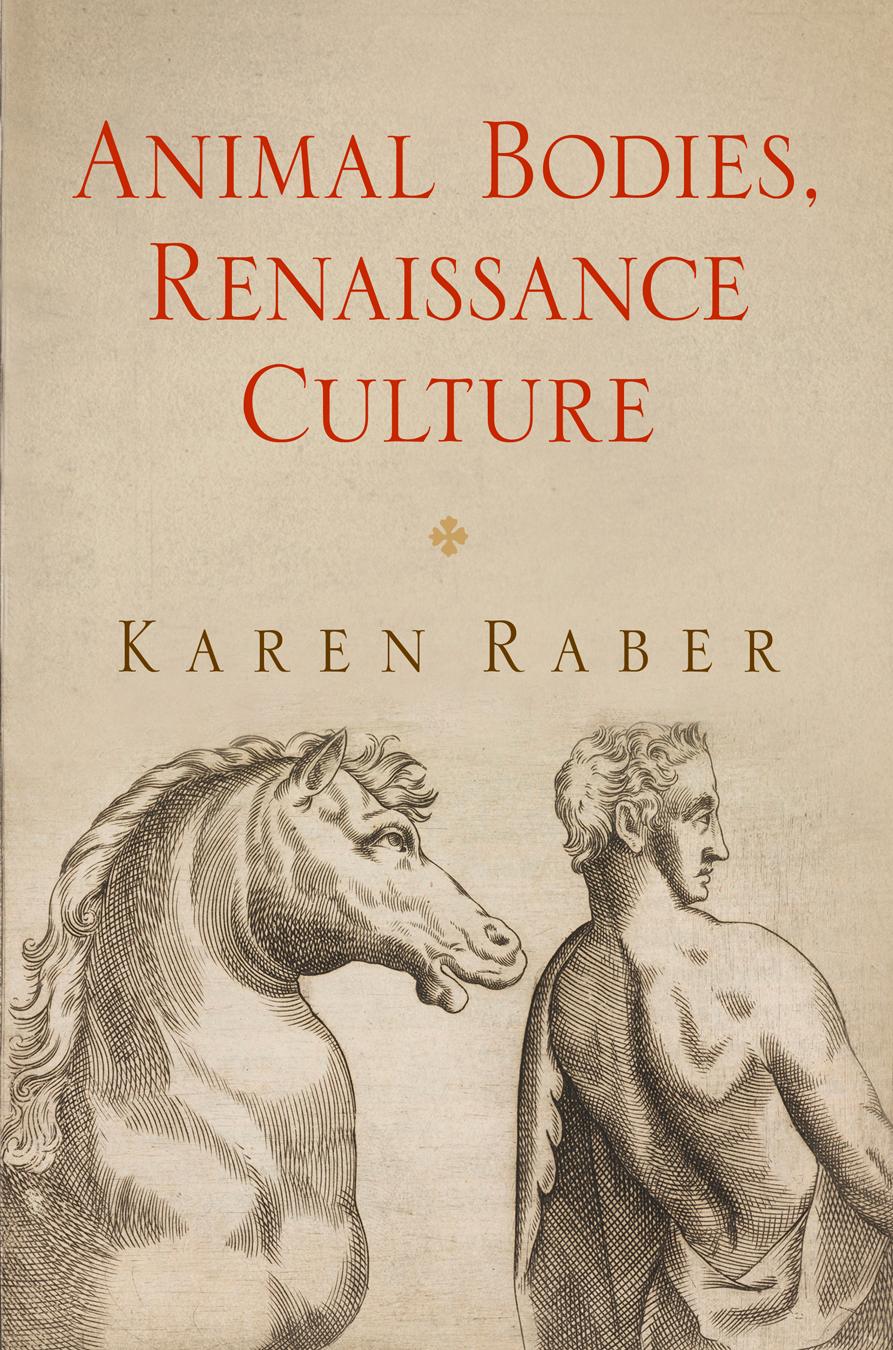 Vorderes Coverbild Animal Bodies, Renaissance Culture