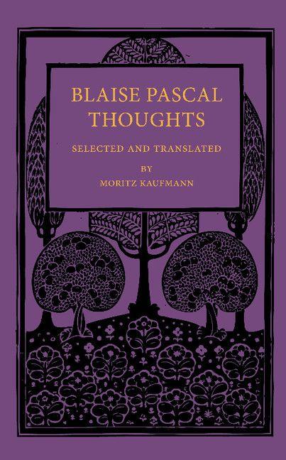 Vorderes Coverbild Blaise Pascal Thoughts
