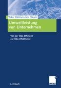 Vorderes Coverbild Umweltleistung von Unternehmen