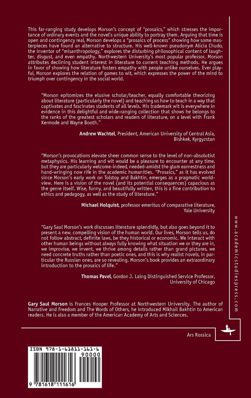 Rückseitencover Prosaics and Other Provocations