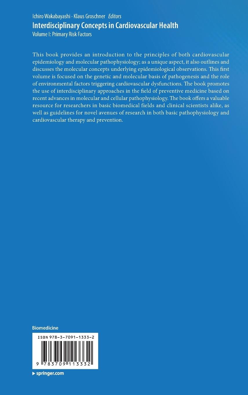 Rückseitencover Interdisciplinary Concepts in Cardiovascular Health