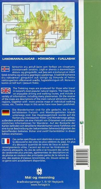 Beispielinhalt (Bild) Island Serkort 04 Landmannalaugar - Porsmörk 1 : 100 000