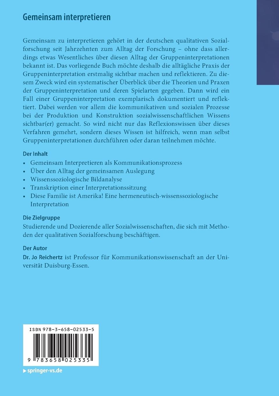 Rückseitencover Gemeinsam interpretieren