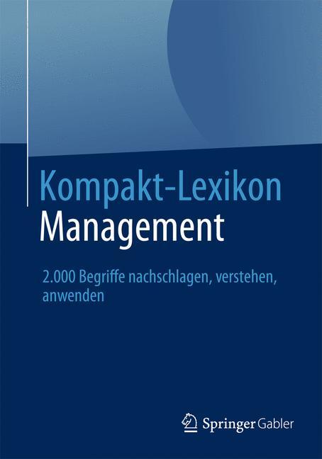 Vorderes Coverbild Kompakt-Lexikon Management