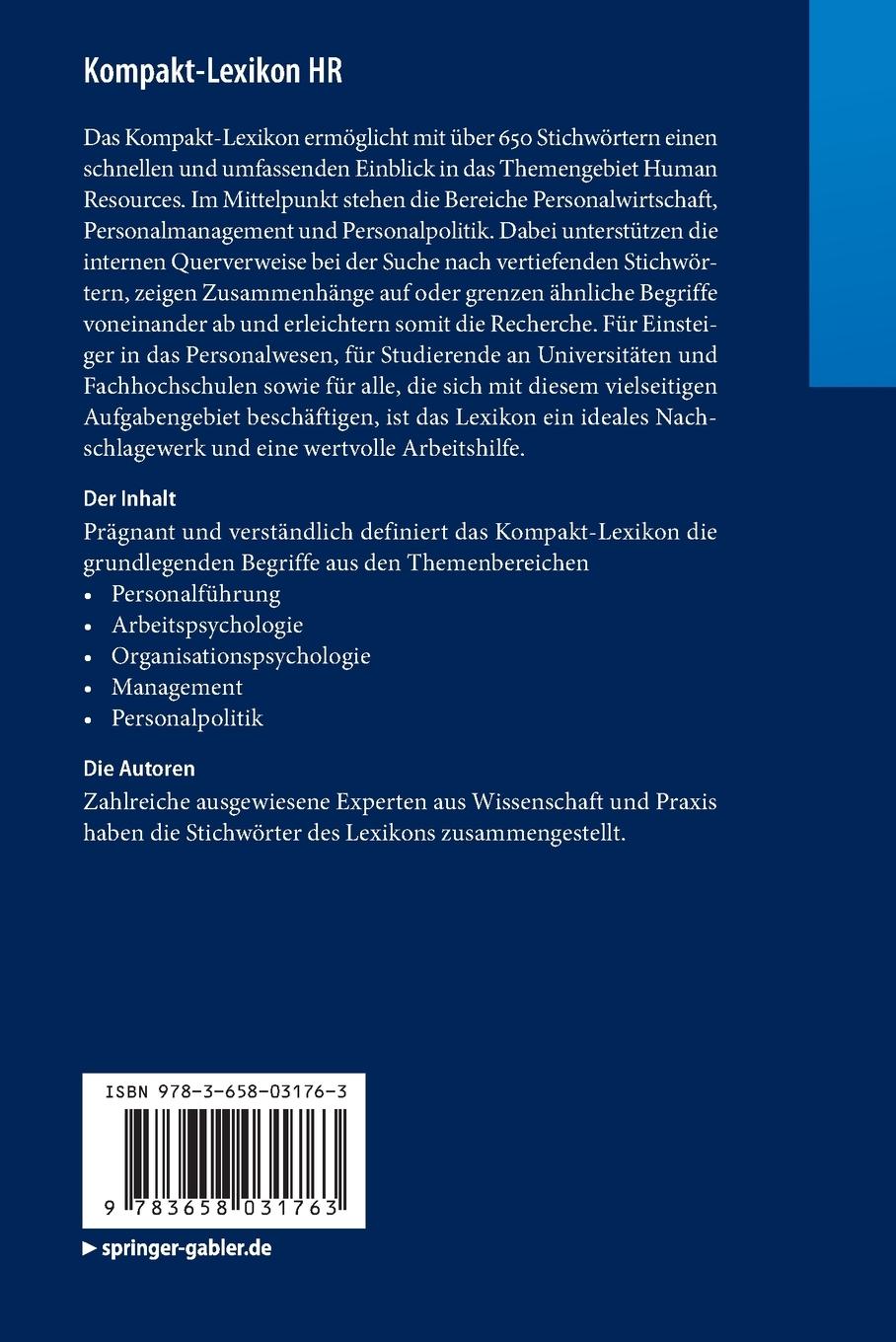 Rückseitencover Kompakt-Lexikon HR