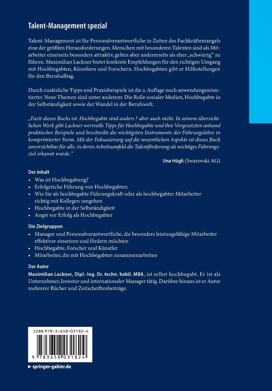 Rückseitencover Talent-Management spezial