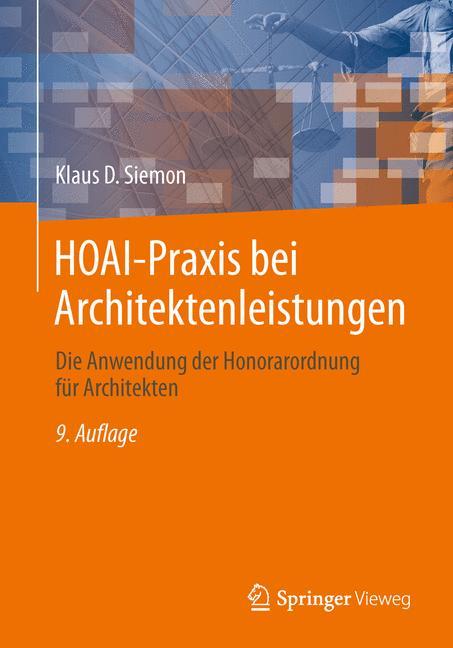 Vorderes Coverbild HOAI-Praxis bei Architektenleistungen