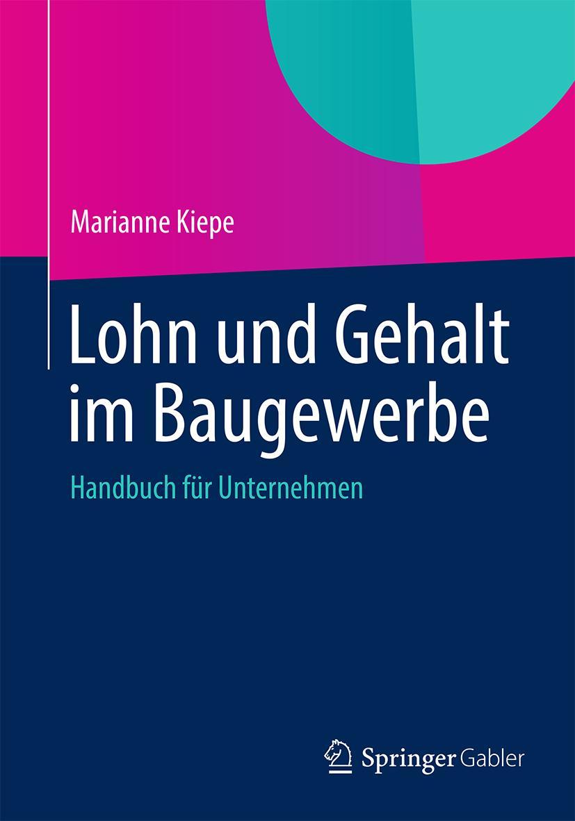 Vorderes Coverbild Lohn und Gehalt im Baugewerbe