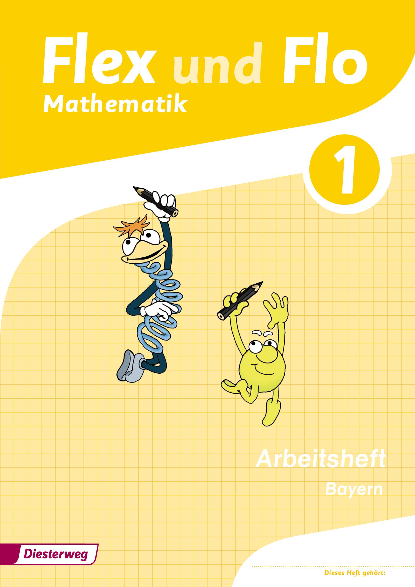 Vorderes Coverbild Flex und Flo 1. Arbeitsheft. Bayern