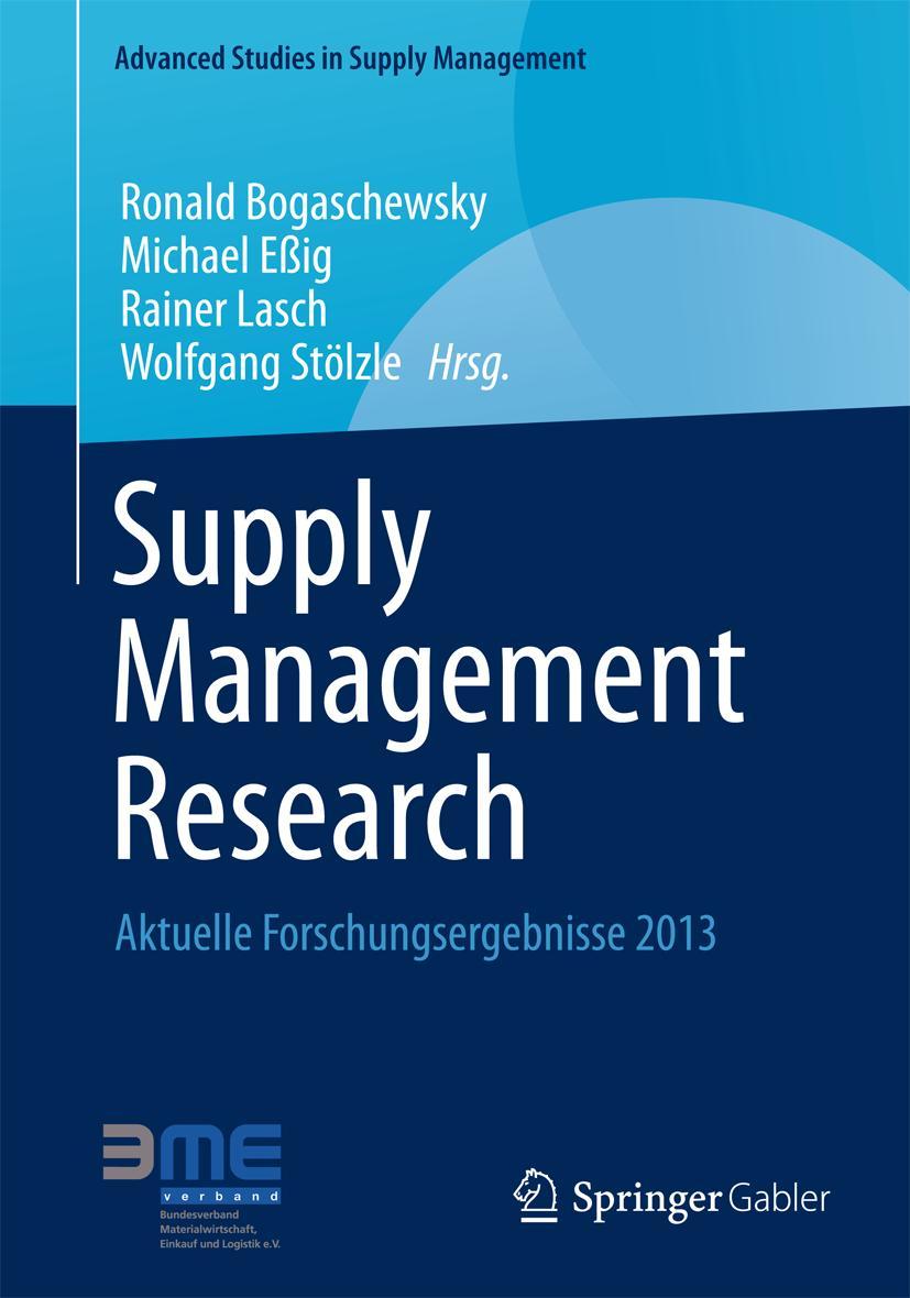 Vorderes Coverbild Supply Management Research