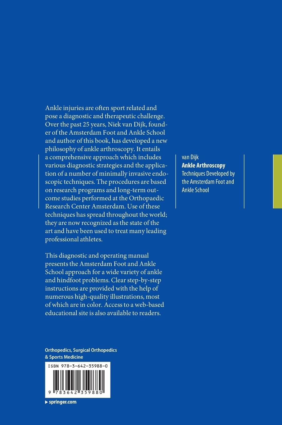 Rückseitencover Ankle Arthroscopy