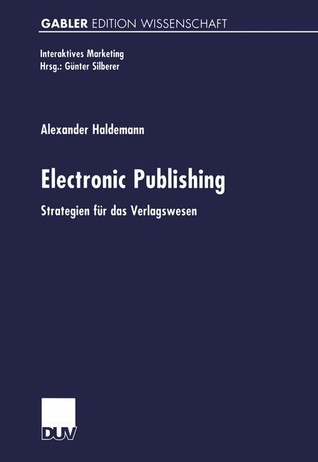 Vorderes Coverbild Electronic Publishing