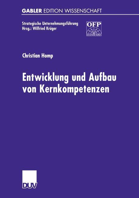 Vorderes Coverbild Entwicklung und Aufbau von Kernkompetenzen