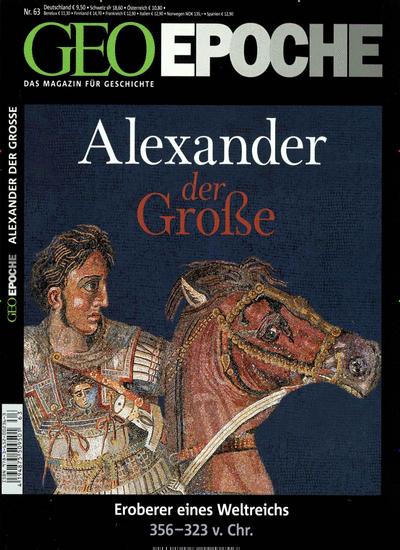 Vorderes Coverbild GEO Epoche Alexander der Große