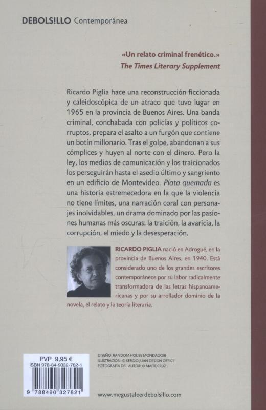 Rückseitencover Plata quemada