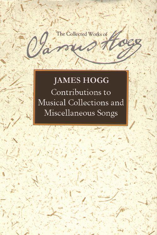 Vorderes Coverbild Contributions to Musical Collections and Miscellaneous Songs