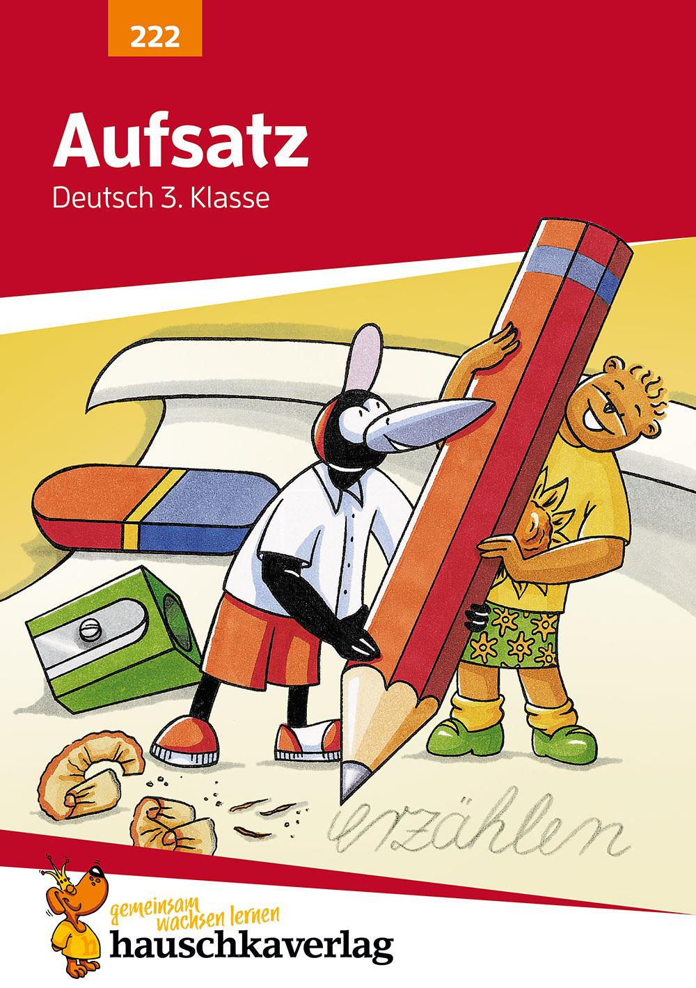 Vorderes Coverbild Aufsatz 3. Klasse. Geschichten erzählen - Sachtexte schreiben. RSR