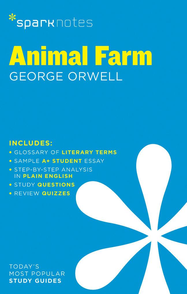 Vorderes Coverbild Animal Farm Sparknotes Literature Guide