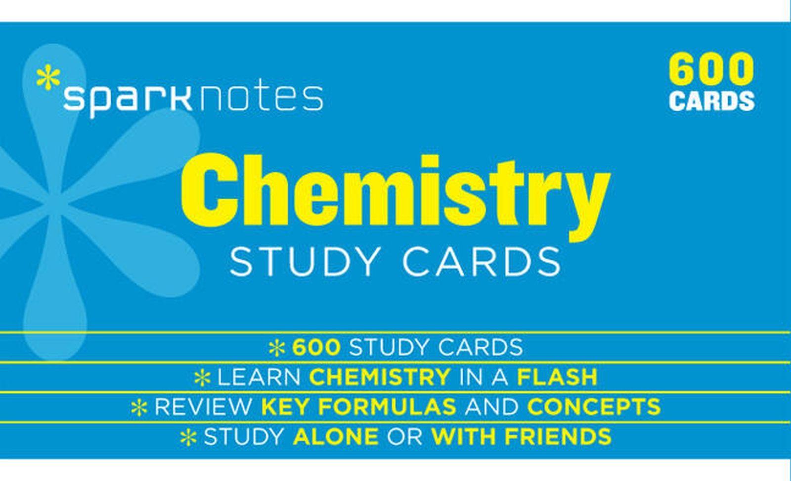 Vorderes Coverbild Chemistry Sparknotes Study Cards
