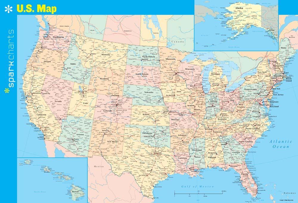 Vorderes Coverbild U.S. Map Sparkcharts