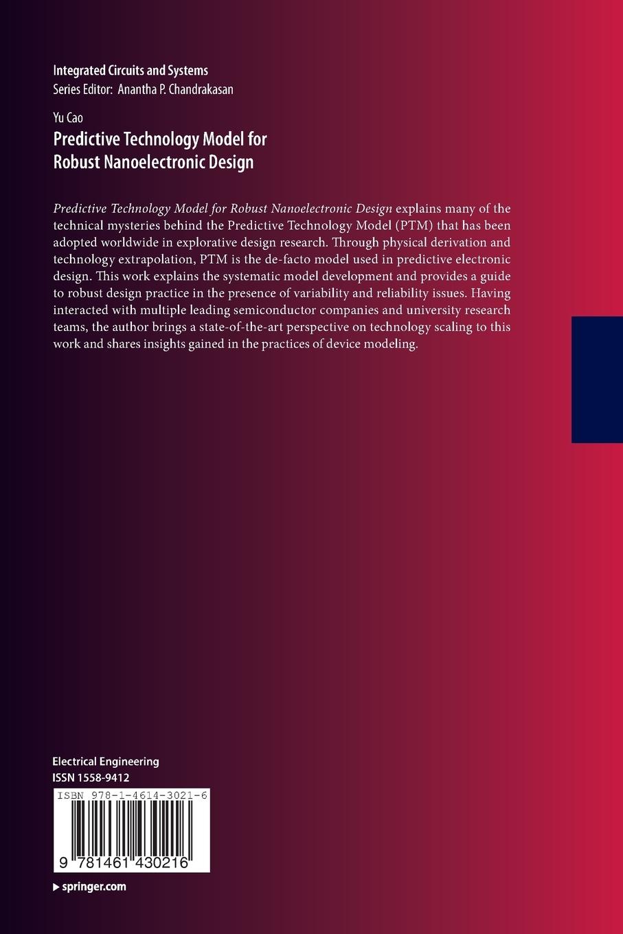 Rückseitencover Predictive Technology Model for Robust Nanoelectronic Design