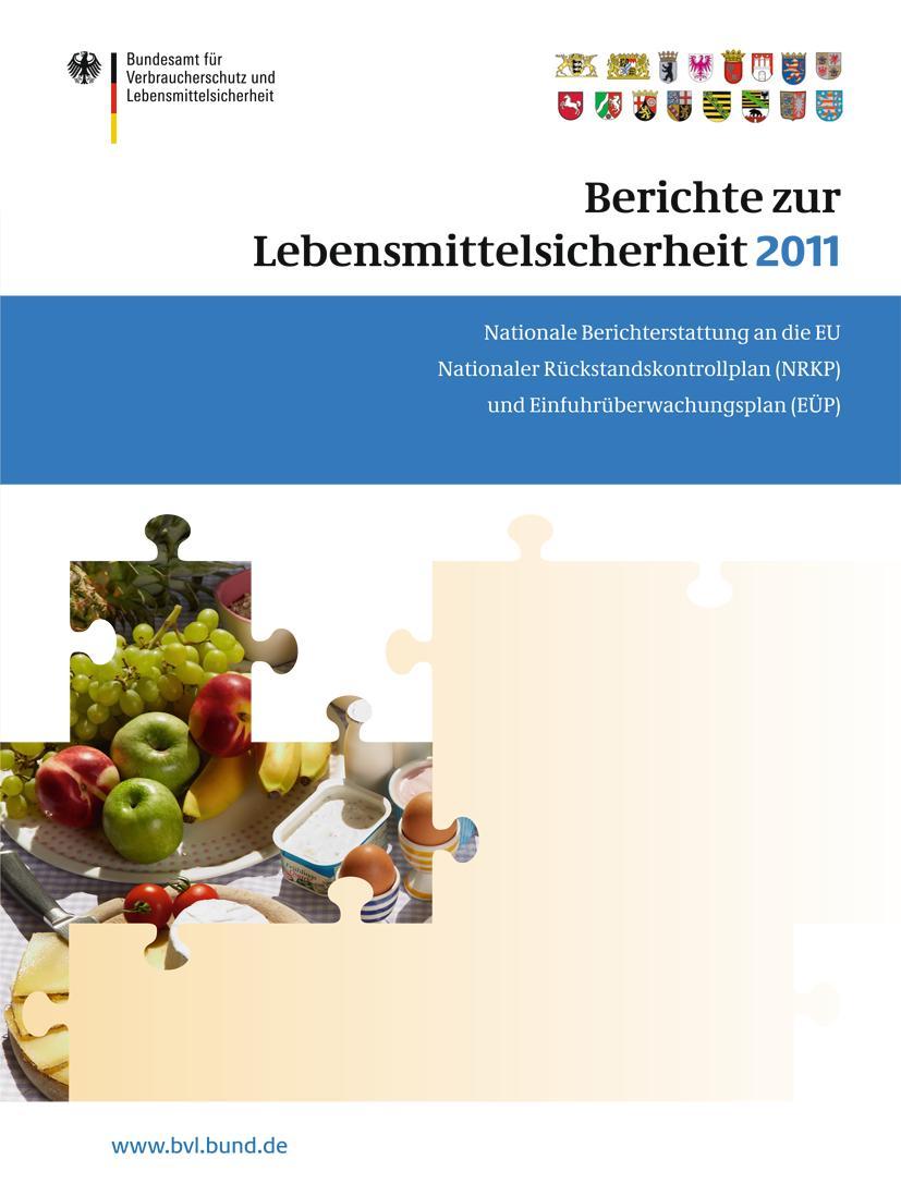 Vorderes Coverbild Berichte zur Lebensmittelsicherheit 2011