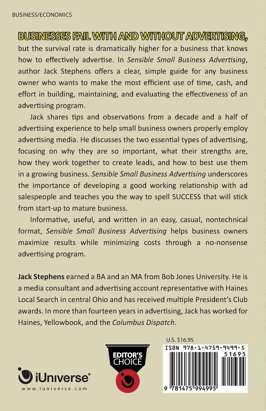 Rückseitencover Sensible Small Business Advertising