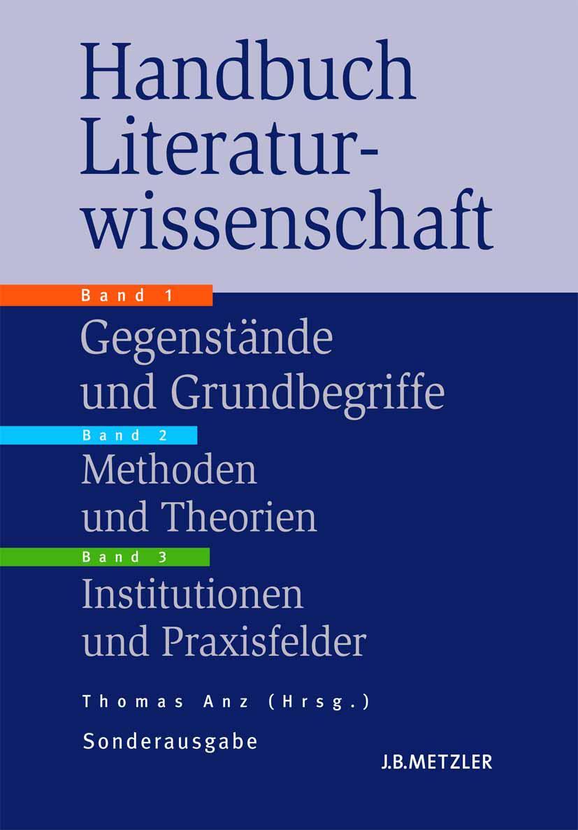 Vorderes Coverbild Handbuch Literaturwissenschaft. Sonderausgabe