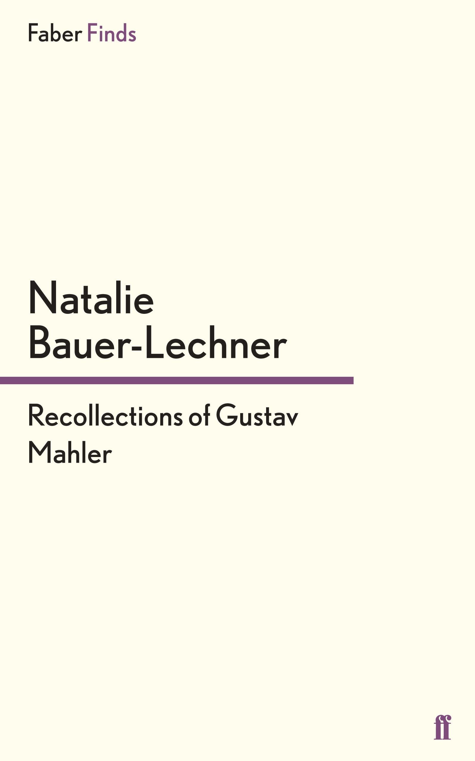 Vorderes Coverbild Recollections of Gustav Mahler