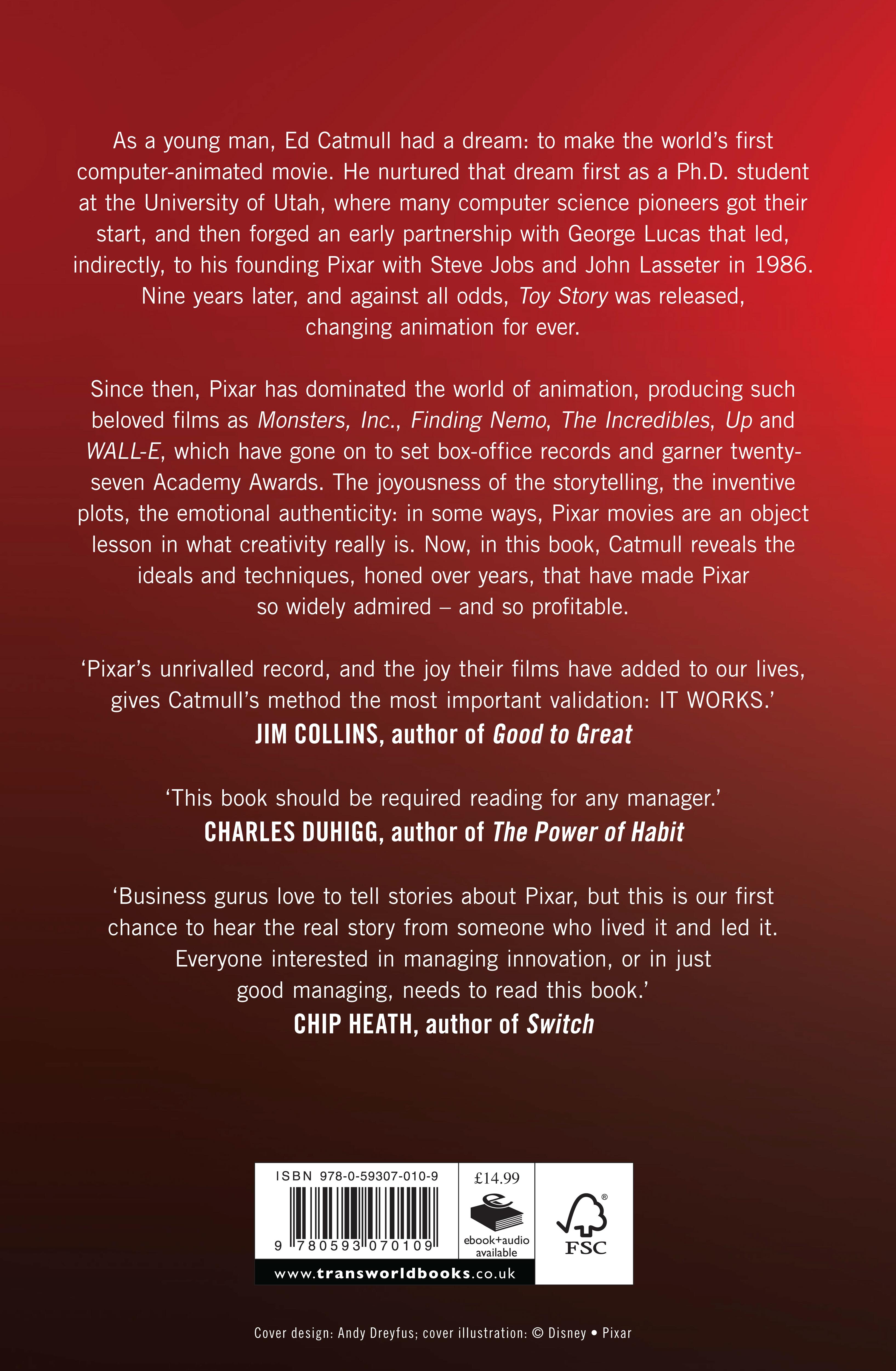 Rückseitencover Creativity, Inc.