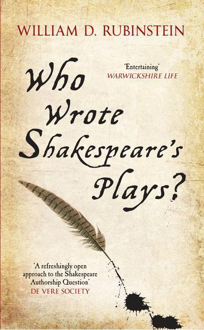 Vorderes Coverbild Who Wrote Shakespeare's Plays?