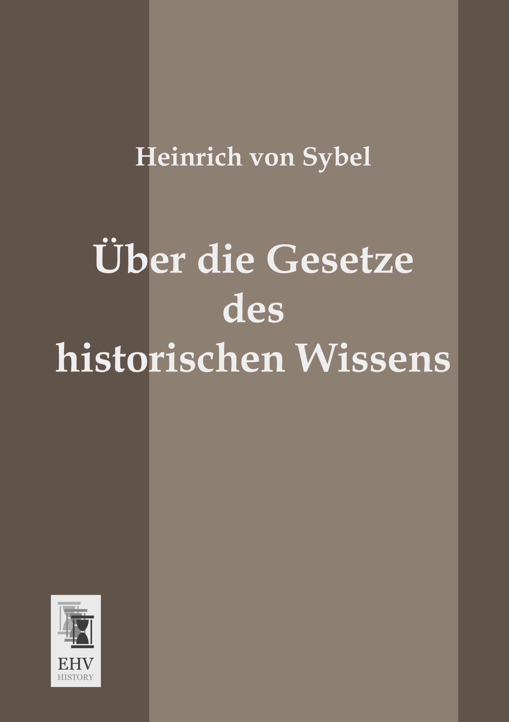 Vorderes Coverbild Über die Gesetze des historischen Wissens