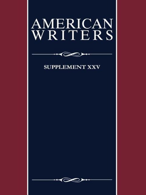 Vorderes Coverbild American Writers, Supplement XXV
