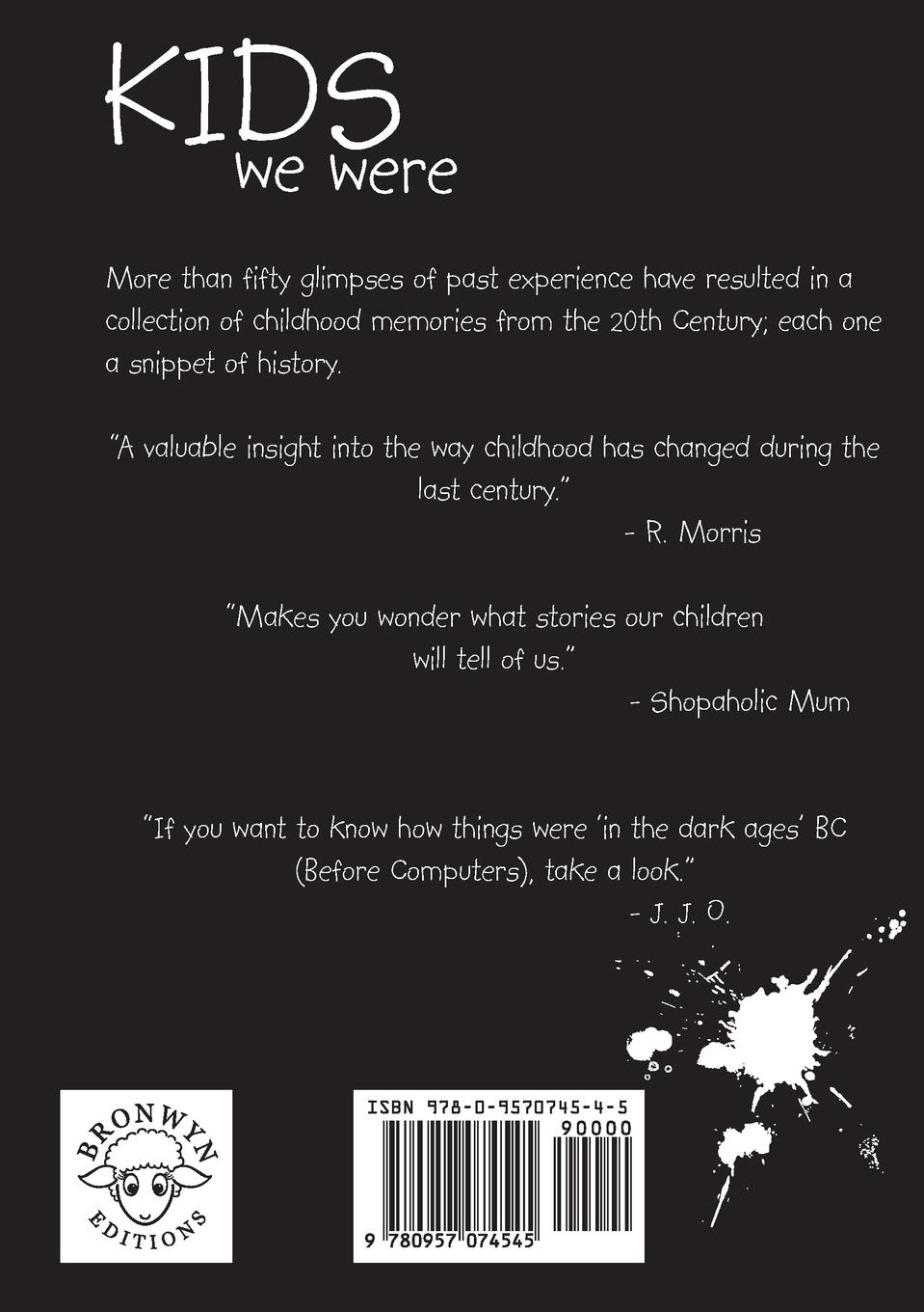 Rückseitencover Kids We Were