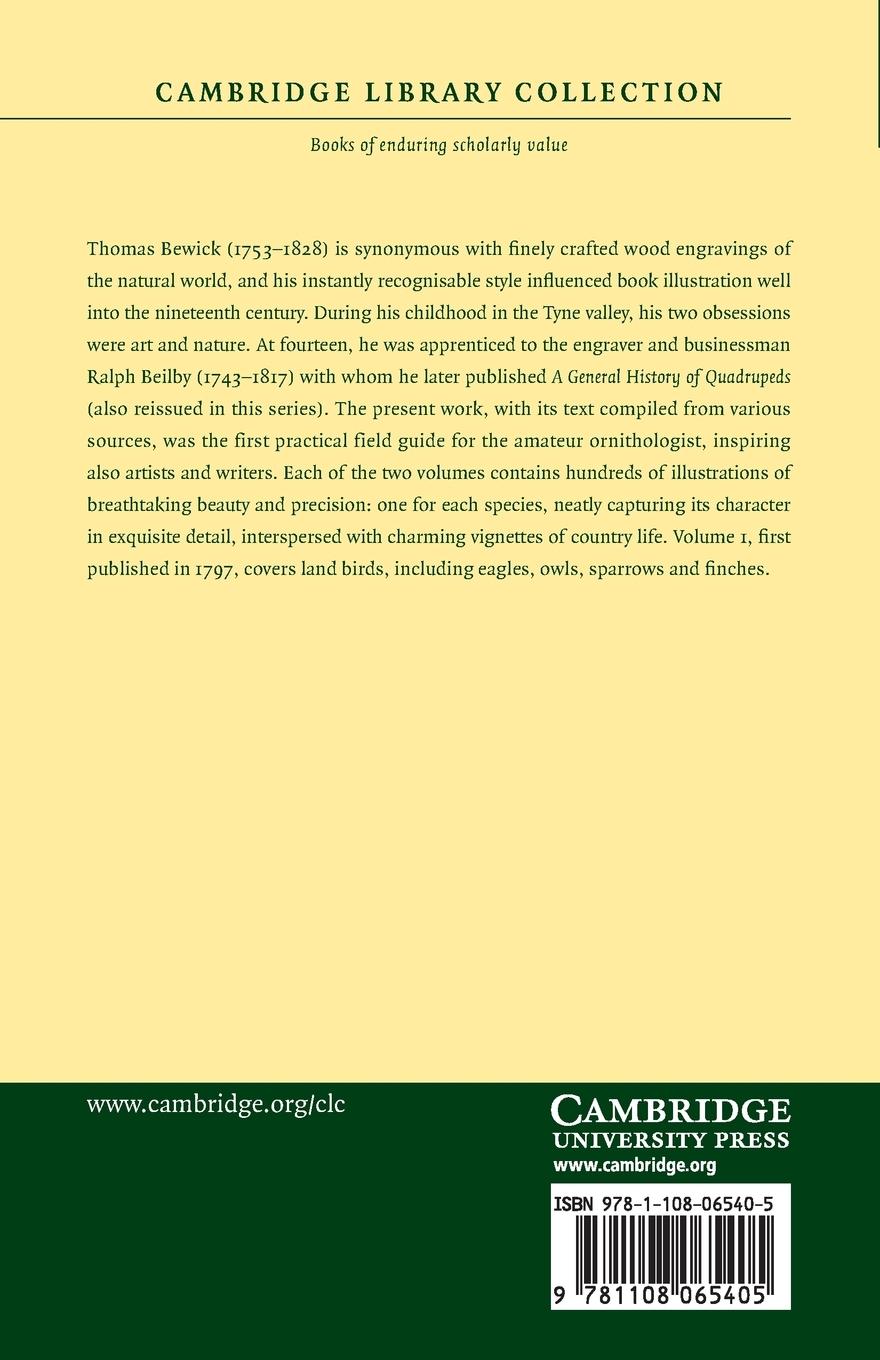 Rückseitencover History of British Birds