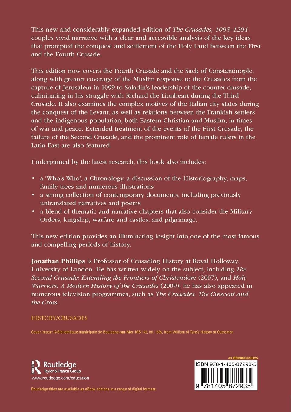 Rückseitencover The Crusades, 1095-1204