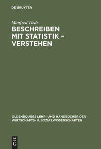 Vorderes Coverbild Beschreiben mit Statistik - Verstehen