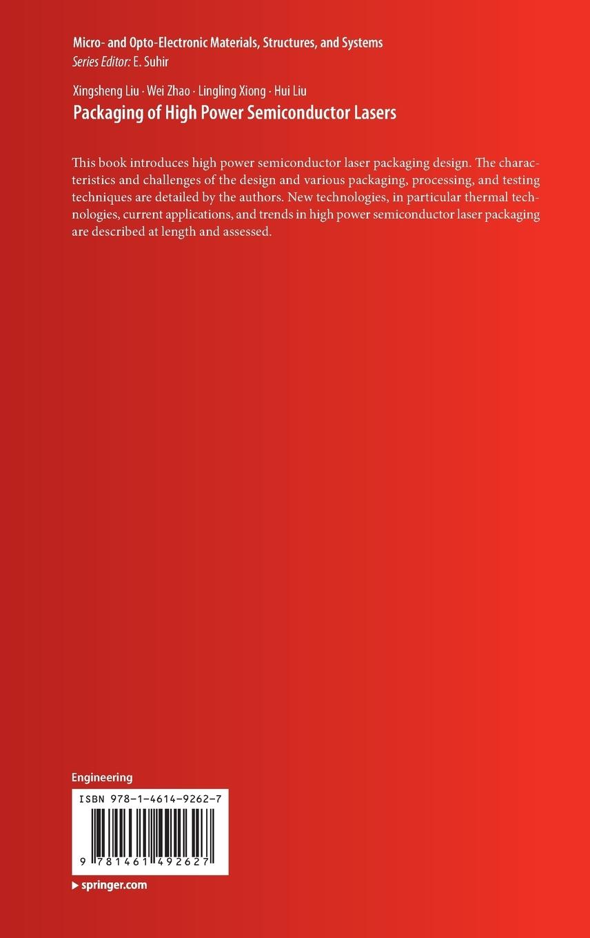 Rückseitencover Packaging of High Power Semiconductor Lasers