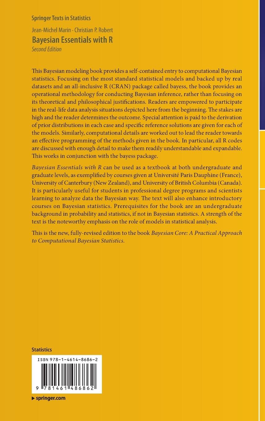 Rückseitencover Bayesian Essentials with R