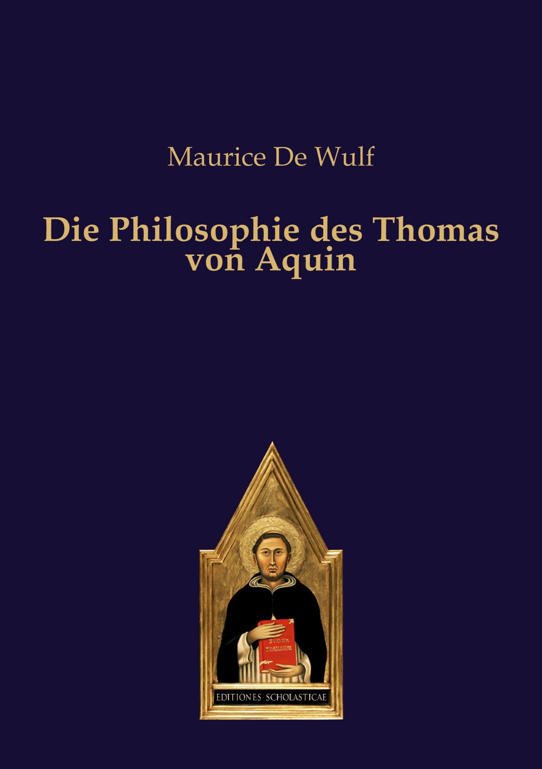 Vorderes Coverbild Die Philosophie des Thomas von Aquin