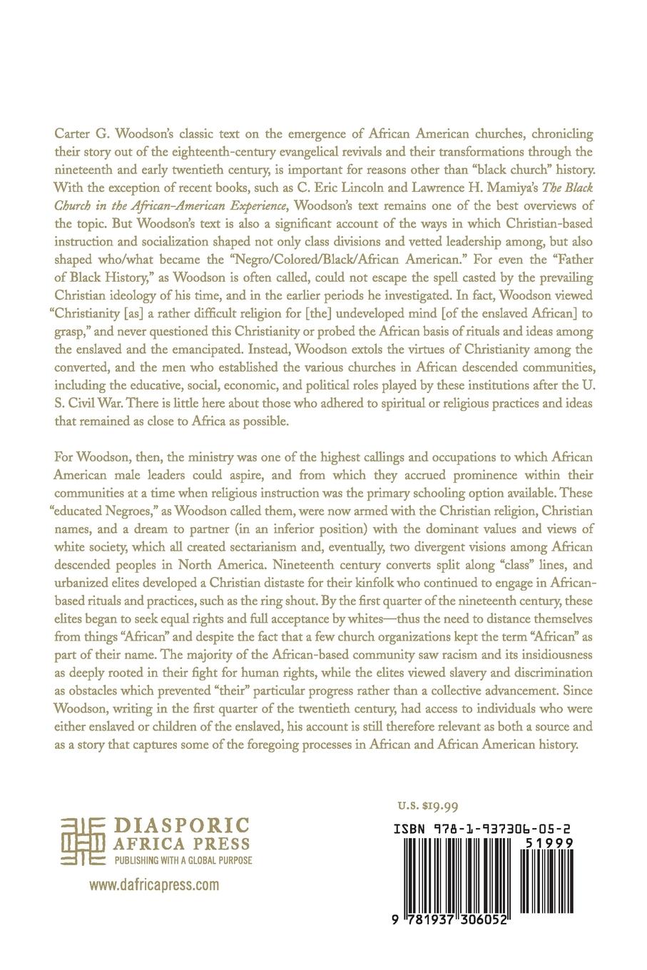 Rückseitencover A History of the African American Church