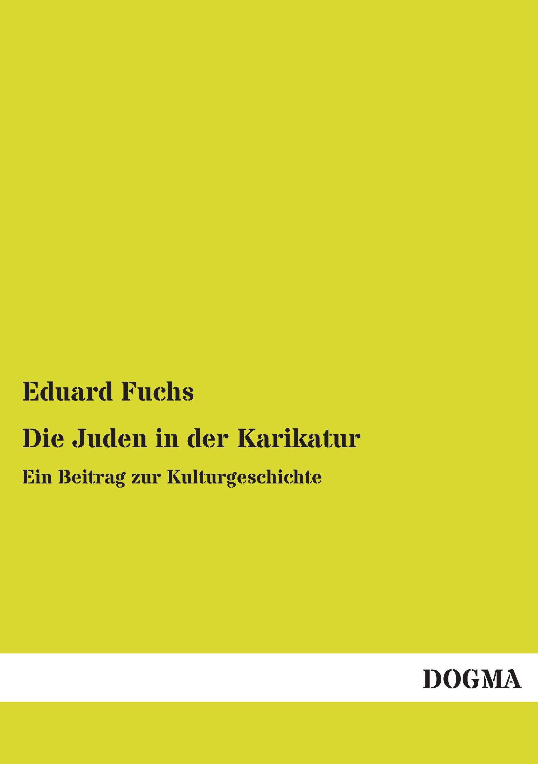 Vorderes Coverbild Die Juden in der Karikatur