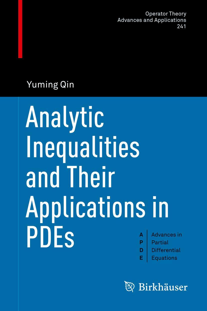 Vorderes Coverbild Analytic Inequalities and Their Applications in PDEs
