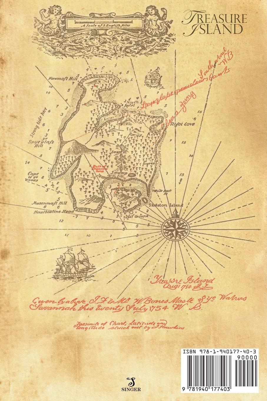 Rückseitencover Treasure Island