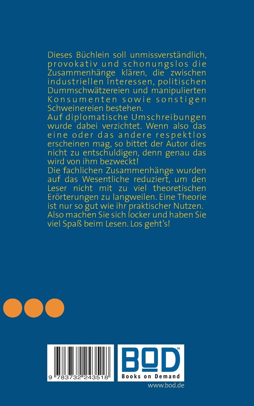 Rückseitencover Der Tod und die Pfanne