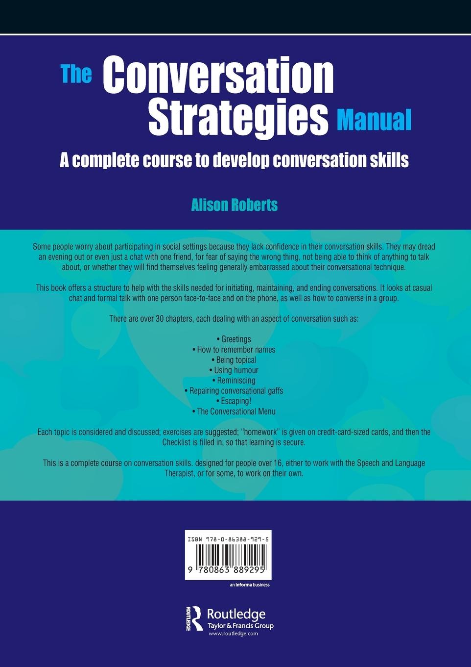 Rückseitencover The Conversation Strategies Manual