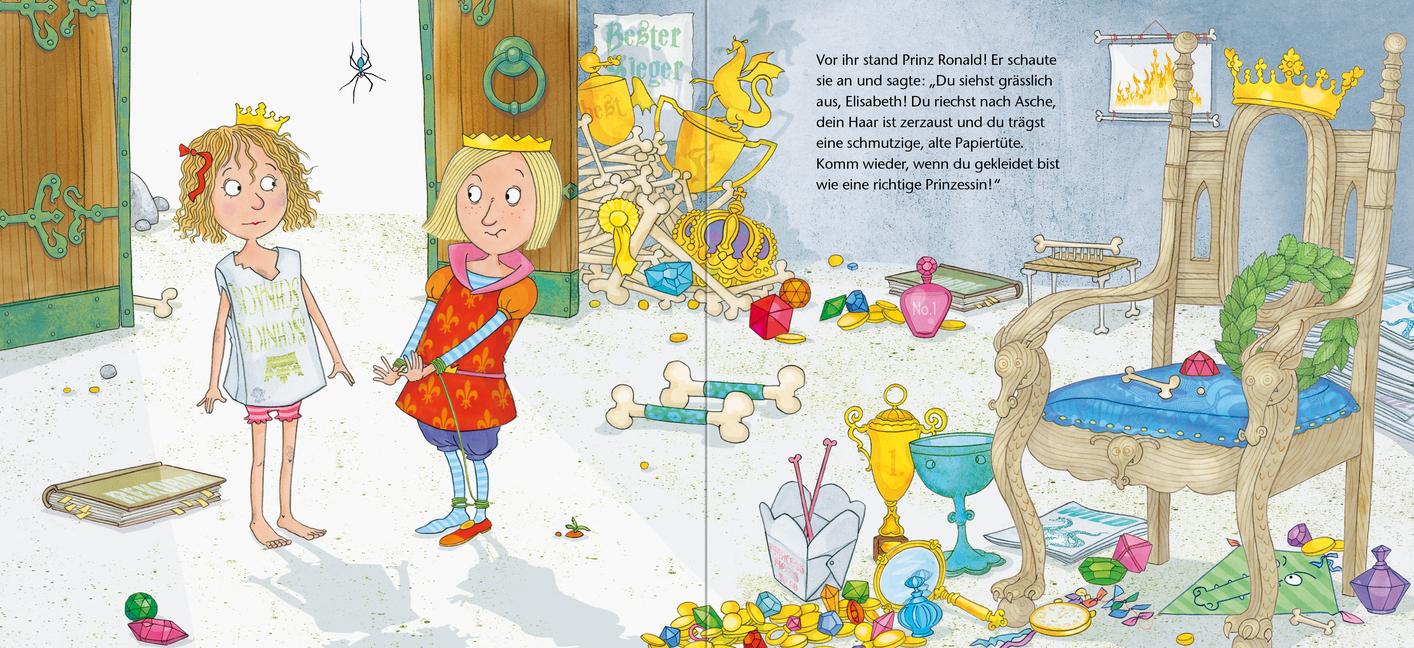 Beispielinhalt (Bild) Die Prinzessin in der Tüte
